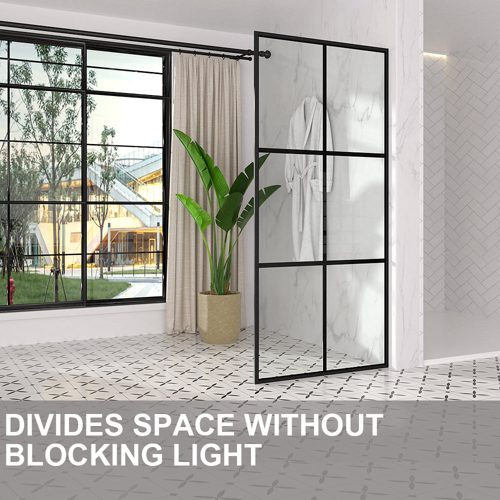 #Glass Finish_Grid Pattern Tempered Glass