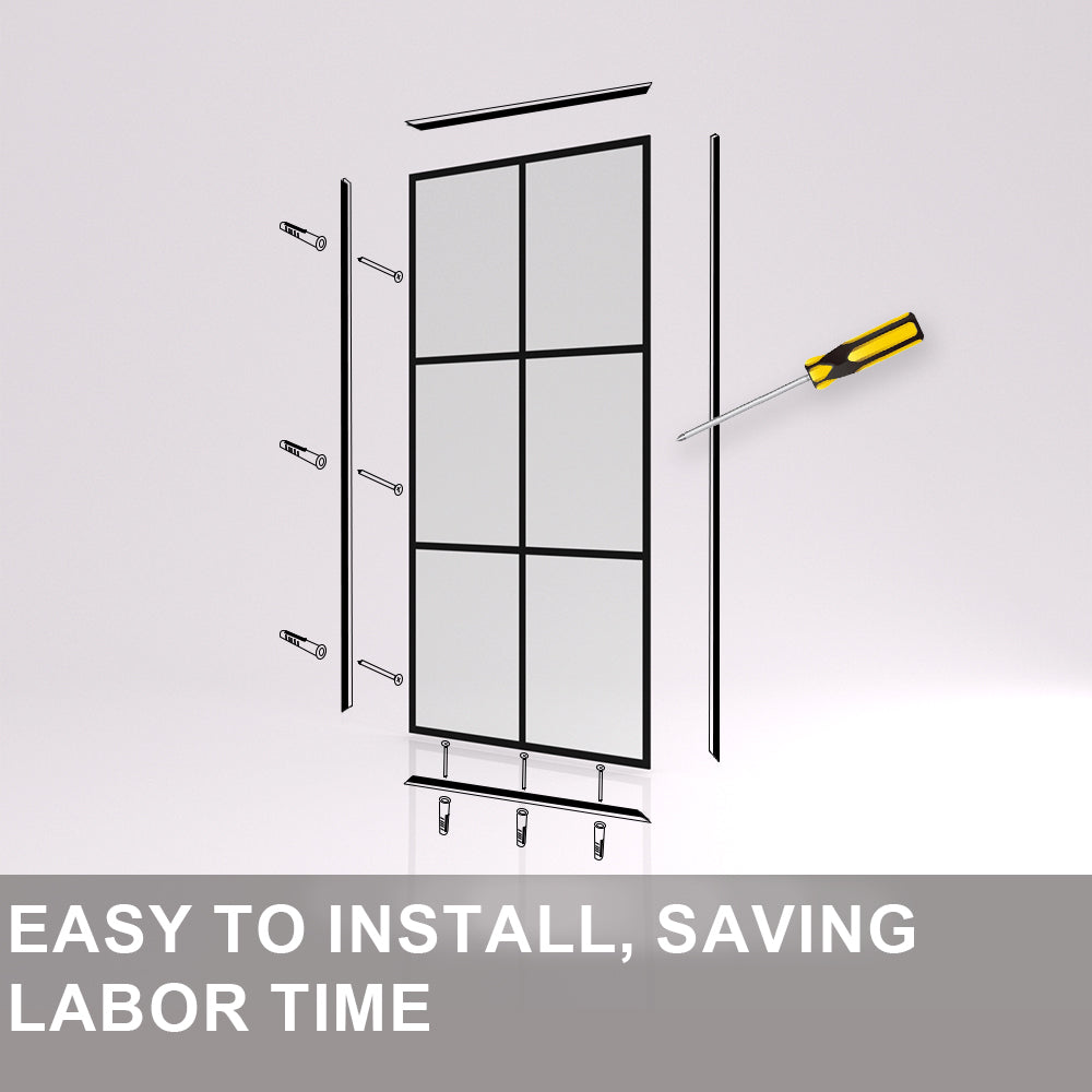 #Glass Finish_Grid Pattern Tempered Glass