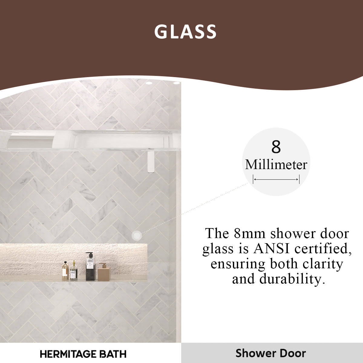 S 60 in. W x 72 in. H Sliding Semi-Frameless Shower Door in Matte Black Finish with Clear Glass