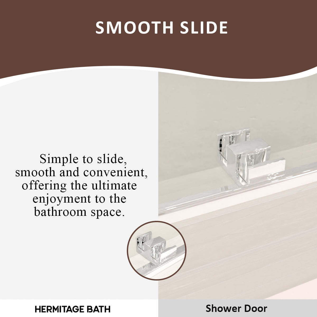 S 60 in. W x 72 in. H Sliding Semi-Frameless Shower Door in Matte Black Finish with Clear Glass