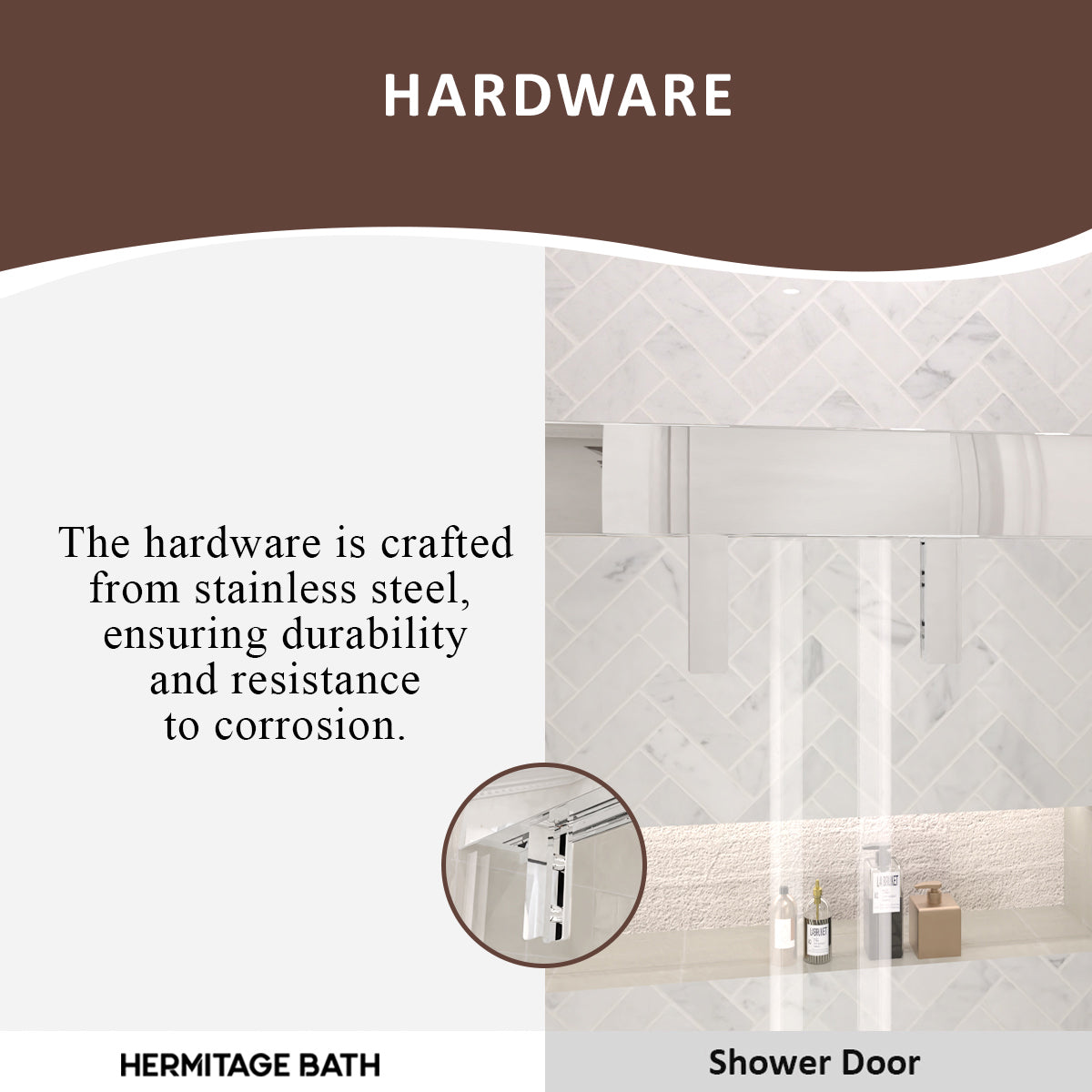 S 60 in. W x 72 in. H Sliding Semi-Frameless Shower Door in Matte Black Finish with Clear Glass