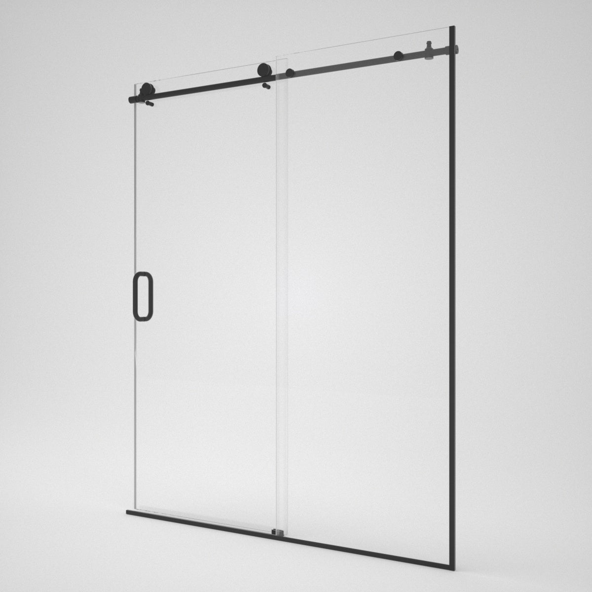 Verie 60 in. W x 76 in. H Frameless Sliding Shower Door with 5/16 in. Clear Tempered Glass