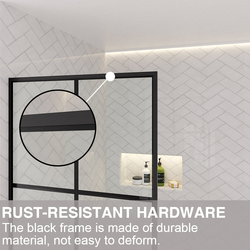 #Glass Finish_Grid Pattern Tempered Glass