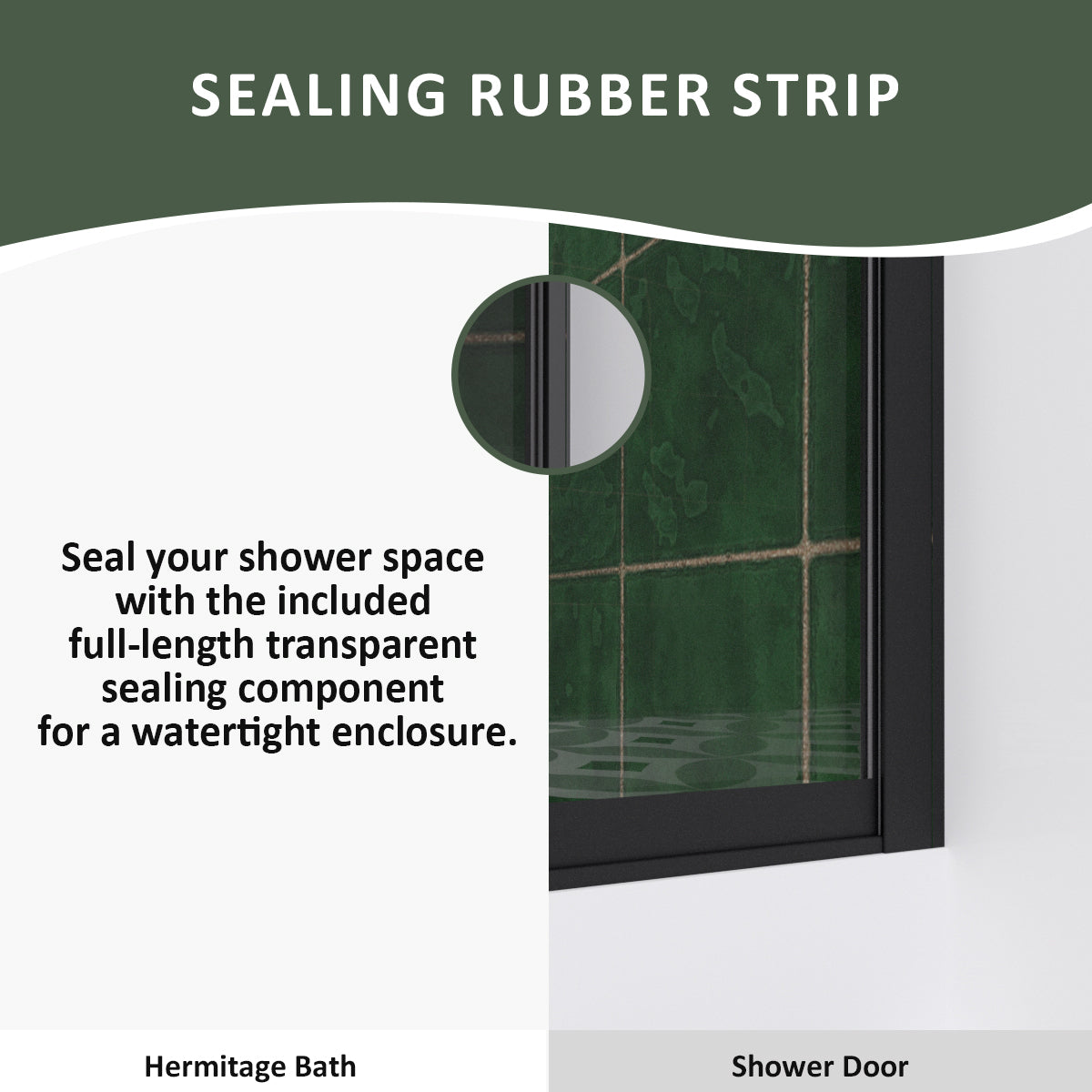 Eletta 60 in. W x 76 in. H Sliding Semi-Frameless Shower Door in Matte Black with Patterned Glass