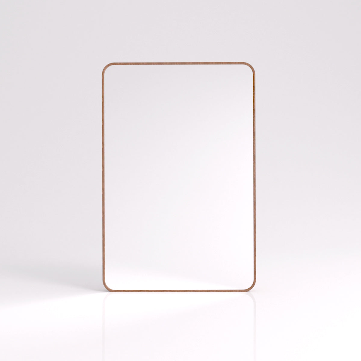 S Cosy 24 in. W x 36 in. H Rectangular Framed Wall Bathroom Vanity Mirror in Wood Grain