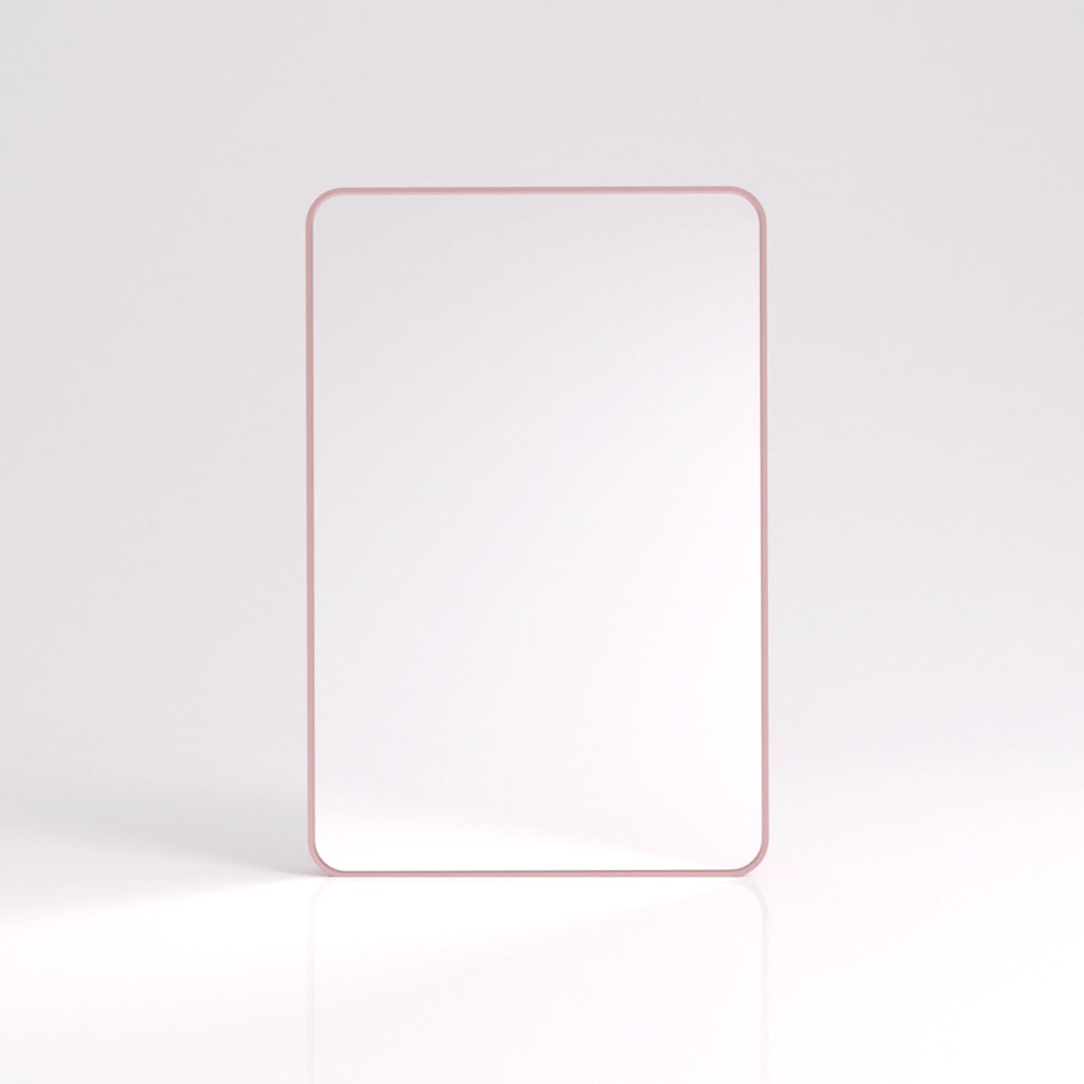 S Cosy 24 in. W x 36 in. H Rectangular Framed Wall Bathroom Vanity Mirror in Rose Gold