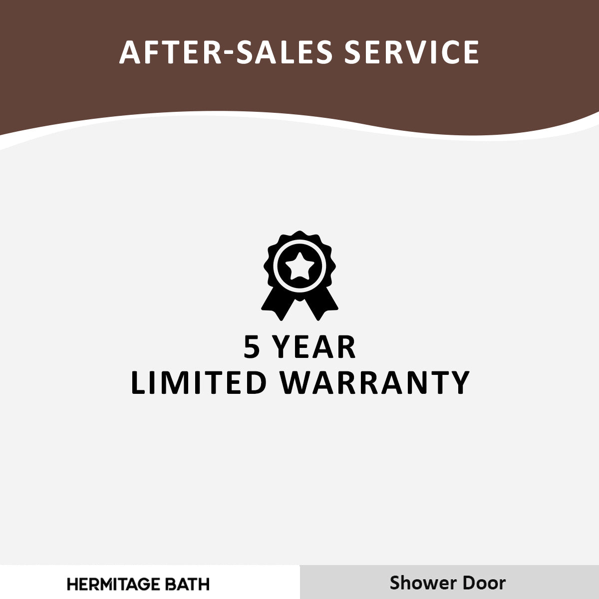 Hilma 34 in. W x 72 in. H Fixed Framed Shower Door in Matte Black Finish with Patterned Glass